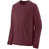 Patagonia - L/S Cap Cool Merino Shirt - Merinoshirt Gr XXL rot