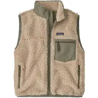 Patagonia Women's Classic Retro-X Vest - Fleeceweste - Dark Natural w/River Rock Green - XXL