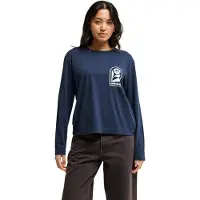 Quiksilver - Women's Standard L/S Tee - Longsleeve Gr L blau