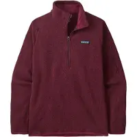 Patagonia - Women's Better Sweater 1/4 Zip - Fleecepullover Gr L rot