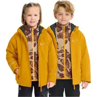 Jack Wolfskin - Kid's Iceland 3in1 Print Jacket - Doppeljacke Gr 104 orange