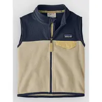 Patagonia - Baby's Micro D Snap-T Vest - Fleeceweste Gr 3 Years beige/blau