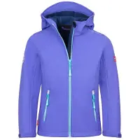 TROLLKIDS - Girl's Trollfjord Jacket - Softshelljacke Gr 176 blau