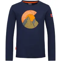 TROLLKIDS - Kid's Halsafjord Longsleeve - Longsleeve Gr 164 blau