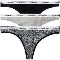 Calvin Klein Underwear Tanga "THONG 3PK" Packung, 3er-Pack, Körpernahe Passform mit elastischem Bund