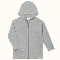 Engel - Kid's Kapuzenjacke - Wolljacke Gr 116 weiß/grau