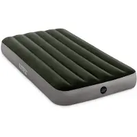 LTPRTZ Dura-Beam Camping Matratze für 1 Person aufblasbares Luftbett 99 x 191 x 25 cm max. 136 KG– Gästebett aufblasbares Bett Campingbett Schlafmatte Outdoor, Fiber-Tech-Technologie (64107)