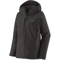 Patagonia - Women's Insulated Boulder Fork Rain Jacket - Regenjacke Gr XXL schwarz/grau