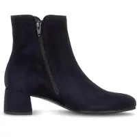 Gabor Blockabsatz, Ankleboots mit praktischem Reißverschluss, schmale Form