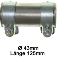 LRT Rohrverbinder, Abgasanlage rv43125e für OPEL GENERAL MOTORS VW