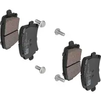 Febi Bremsbelagsatz, Scheibenbremse 16540 Hinterachse für AUDI VW SEAT