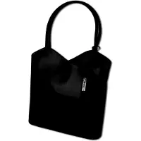 Markenlos Damen Schultertasche Rucksack Leder Tasche schwarz Leder Schultertasche