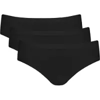 Magic bodyfashion Slip "Bare To Go", Damen, Gr. S, schwarz, Obermaterial: 48% Baumwolle, 47% Lyocell, 5% Elasthan, körpernah, Unterhosen Slip, elastischer Bund