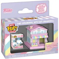 Funko POP! FK93566 - Sanrio Bitty POP! Town Vinyl Figur Cafe Cinnamoroll w/C - Neu