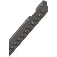 Ideal Lux Lineares LED-System Ego, 13 Watt, warmweißes Licht (3000K), schwarze Ausführung,