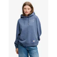 Superdry Kapuzensweatshirt "LUXE CASUAL RELAXED HOOD", Baumwolle, oversize