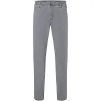 MAC Chinohose "Driver", Herren, Gr. 33, Länge 30, grau (light storm grau), Web, Obermaterial: 89% Baumwolle, 8% Polyester, 3% Elasthan, figurumspielend knöchellang, Hosen Chinohose, mit Stretch