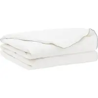 vidaXL Bettdecke FULDA 220 x 260 cm Sommer 100 GSM 90% Gänsedaunen