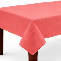 BC-Agentur Bestlivings Gartentischdecke ( 130x160cm / Rot ) Weichschaum – wetterfeste Outdoor Tischdecke mit Paspelband, rutschfest & abwischbar – ideal für Garten, Balkon & Terrasse