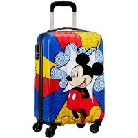 Markenlos Hypertwist - Spinner S, Handgepäck, 55 cm, 36 L, Mehrfarbig (Mickey Flash Pop)