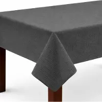 BC-Agentur Bestlivings Gartentischdecke ( 130x220cm / Anthrazit ) Weichschaum – wetterfeste Outdoor Tischdecke mit Paspelband, rutschfest & abwischbar – ideal für Garten, Balkon & Terrasse