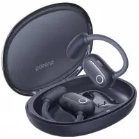 Baseus Bluetooth-Kopfhörer Eli Sport In-Ear Mit Ohrbügel Schwarz 7 h Laufzeit