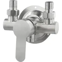 OEM Kombi-Duscharmatur - G1/2 Zoll Wandmontage - Heiß und Kalt Wasser Mischkran - Einhand Duscharmischbarmischbar