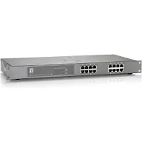 Level One LevelOne 16-Port-Fast-Ethernet-PoE-Switch - 480W - 802.3at PoE+ - Unverwalteter Switch - Fast Ethernet (10/100) - Vollduplex - Power over Ethernet (PoE) - Für den Einbau in ein Rack