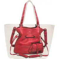 Lancel Capsule Großer Shopper Leinwand Natur Beige