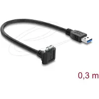 DeLOCK USB 5 Gbps Kabel USB Typ-A Stecker gerade 0,3 m schwarz