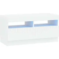 Syfax LED-TV-Schrank Weiß Holzwerkstoff