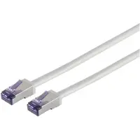 S-Impuls S/CONN maximum connectivity Patchkabel Cat. 6A Flex S/FTP, LAN Kabel, sehr flexibel, grau, 25,0m