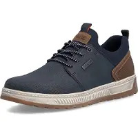 Rieker Herren Slipper Extraweite H Gummizug RiekerTEX 37050-15 Blue, Schuhgröße:47 EU