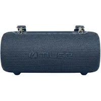 Muse , Bluetooth Lautsprecher 30W IPX5 3600mAh mit Lichteffekten und Gurt, Blau