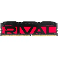 Goodram *DDR4 Rival Radiant 8GB (1* 8)/3200 CL16 Red, 8 GB, 1 x 8 GB, DDR4, 288-pin DIMM