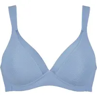 Naturana Bügelloser BH , Damen, Gr. 80, Cup B, blau (forever blau), Obermaterial: 80% Polyamid, 20% Elasthan, BHs Bügelloser BH