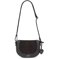 L.credi Umhängetasche Schultertasche Sopherl Hobo Bag Iron dunkelgrau