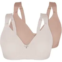 Sassa Minimizer-BH "2er Pack Minimizer Bügel-BH Minimizer", Damen, Gr. 90, Cup D, bunt (ivory, comfort skin), Obermaterial: 85% Polyamid PA. 15% Elasthan EL., BHs Minimizer-BH