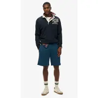 Superdry für Herren. M7110481A Kurze Hose Plain blau (XXL), Lässig, Baumwolle, Marine