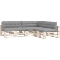 Syfax Palettensofa-Auflagen 7 Stk. Grau