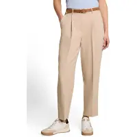 Tom Tailor Bundfaltenhose "Barrel Leg" Sommerhose mit Gürtel