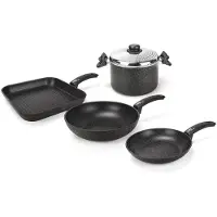 Moneta ETNEA Kochgeschirr-Set, bestehend aus Töpfen und Pfannen, 4 Teile + Deckel