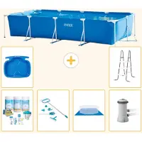Intex Rechteckiger Frame Pool - 450x220x84 cm - 7-teilig S20852