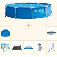 Intex Frame Pool Rund - 366x76 cm - 8-teilig S20434
