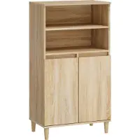 Syfax Highboard Sonoma-Eiche 60x36x110 cm Holzwerkstoff