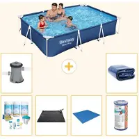 Bestway Steel Pro Rechteckig - 300x201x66 cm - 7-teilig S21554
