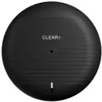 Cws Clear+ EcoBlack Centerfeed Toilettenpapierspender, schwarz 1701890 , Maße (H x B x T): 253 x 253 x 121 mm