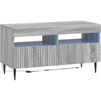 Syfax LED-TV-Schrank HAARLEM 81 x 35 x 43 cm Sonoma-Grau