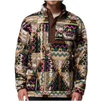 Columbia Men's Helvetia II Half Snap Fleece black geomix (012) L