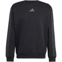 Adidas - Essentials 3-Stripes Fleece Sweatshirt - Pullover Gr XL schwarz